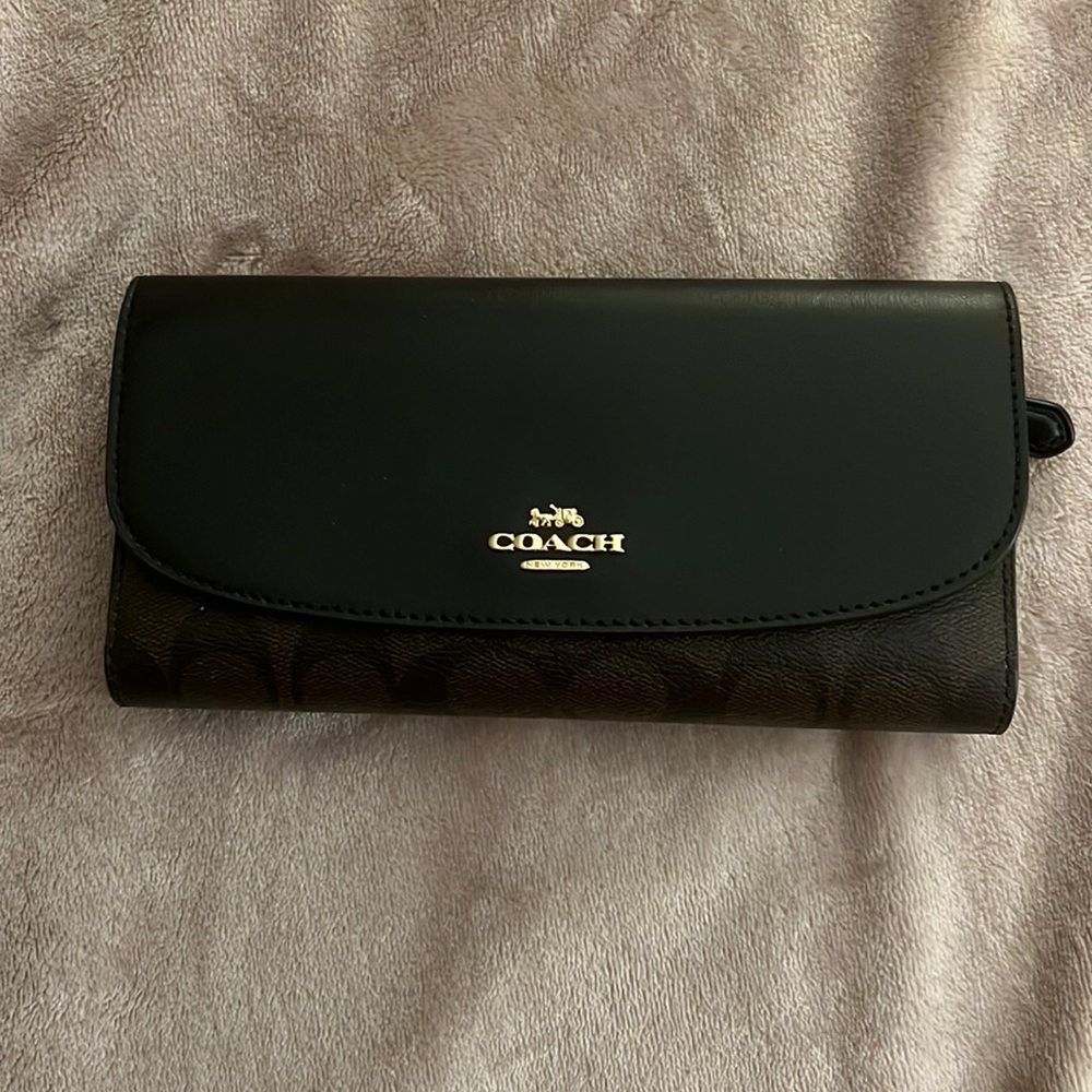 Coach monogram wallet